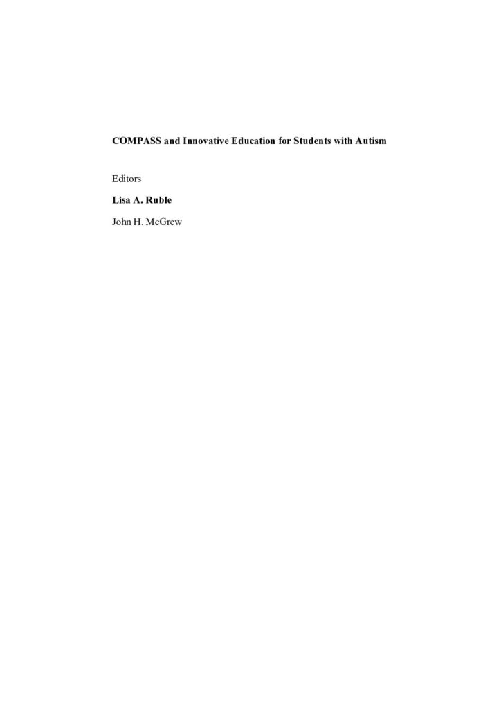 thumbnail of Ruble-COMPASS-Innovative Education-Students-Autism