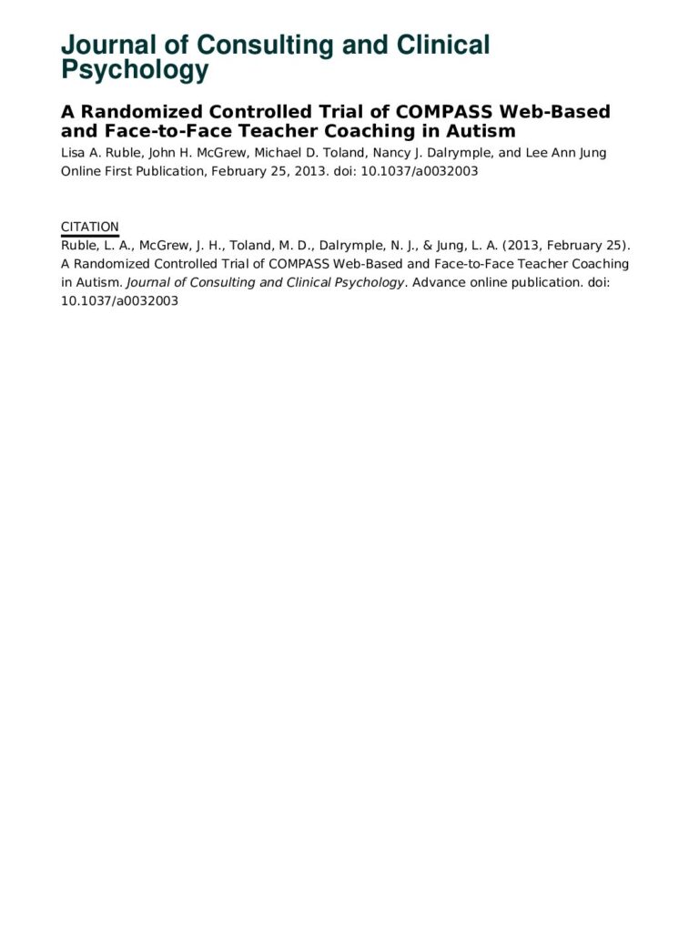 thumbnail of Ruble et al (2013) Journal of consulting and clinical psychology